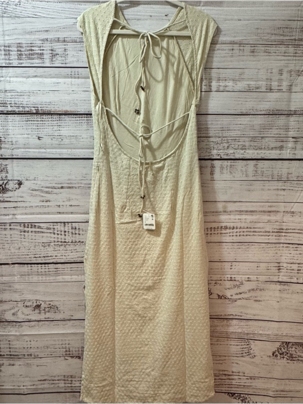Free People Eventide Sleeveless Eyelet Midi Dress - Picture 2 of 7